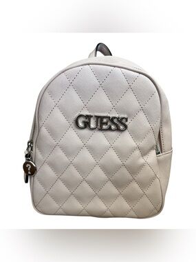 GUESS Quilted Blush Pink Mini Backpack